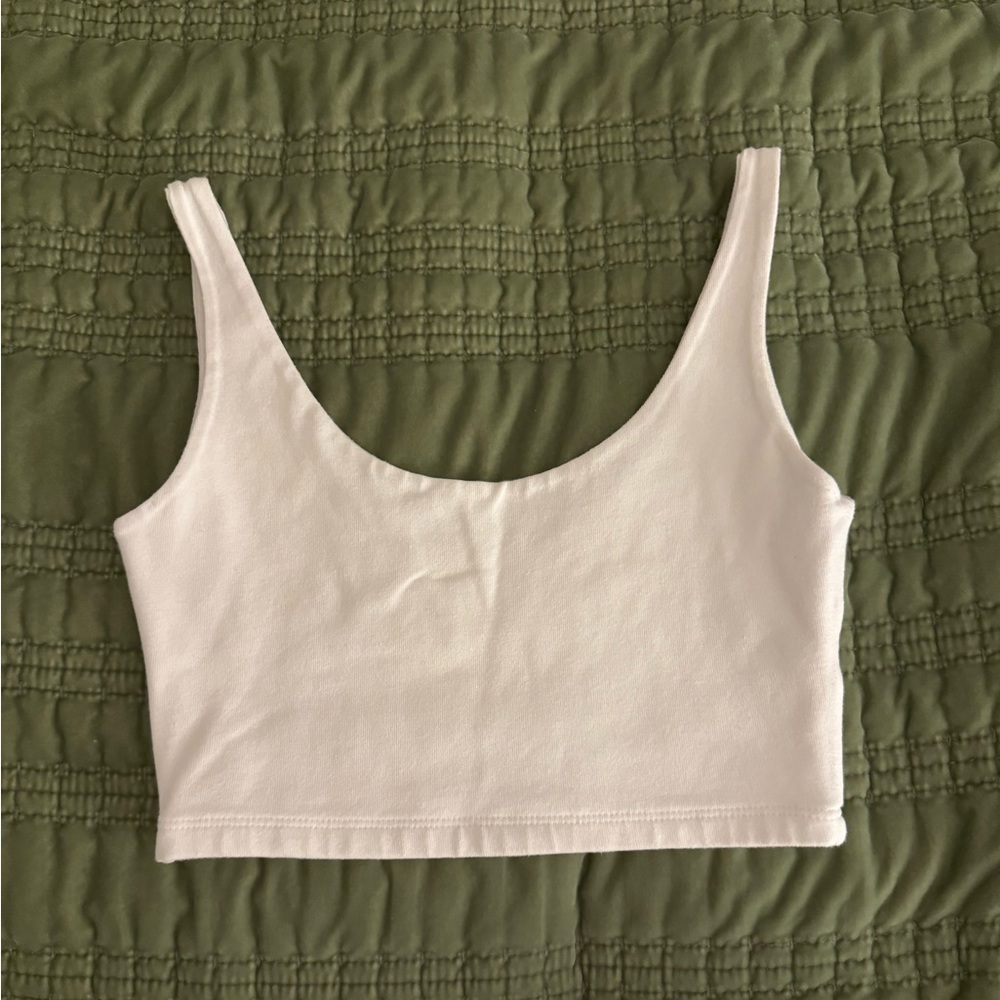 John Galt Lydia Tank Top in White
